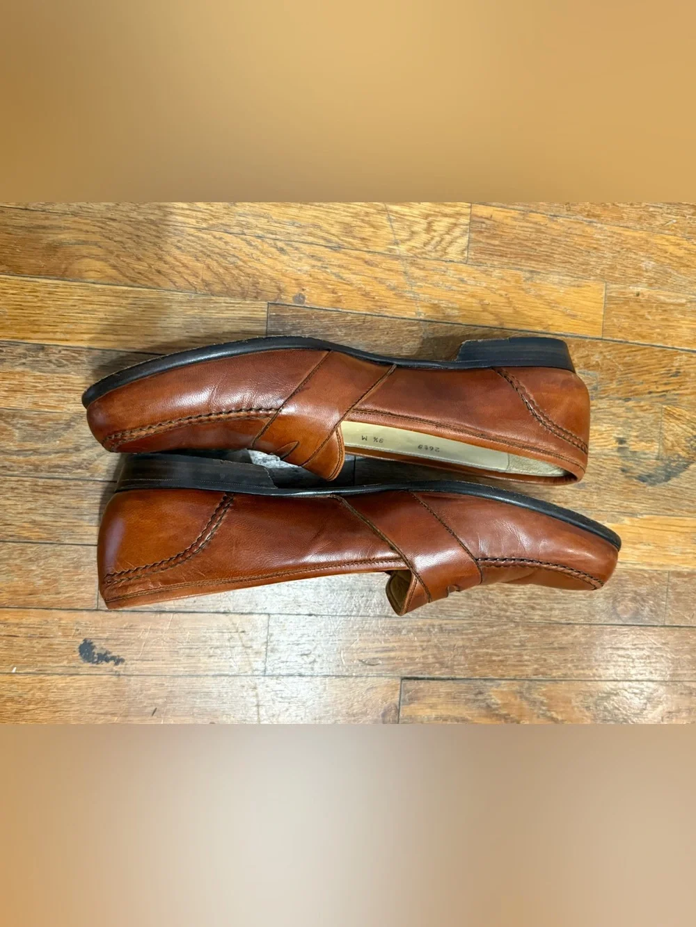 Bragano by Cole Haan Men's Penny Loafers in Cognac